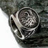 Bague Loup pour Homme (Acier)
